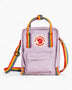 Fjällräven Kånken Rainbow Sling Pastel Lavander-Rainbow Pattern