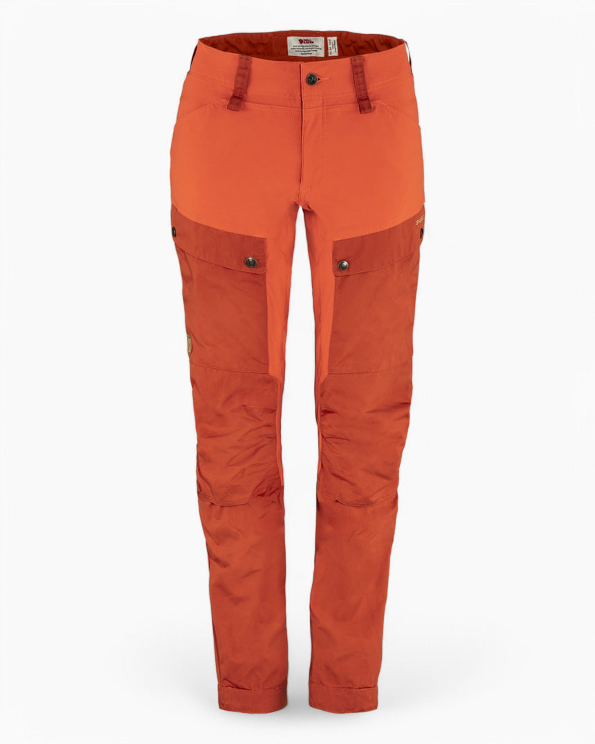 Fjällräven Keb Trousers - Kadın Cabin Red-Rowan Red