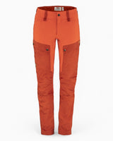 Fjällräven Keb Trousers Regular - Kadın Cabin Red-Rowan Red