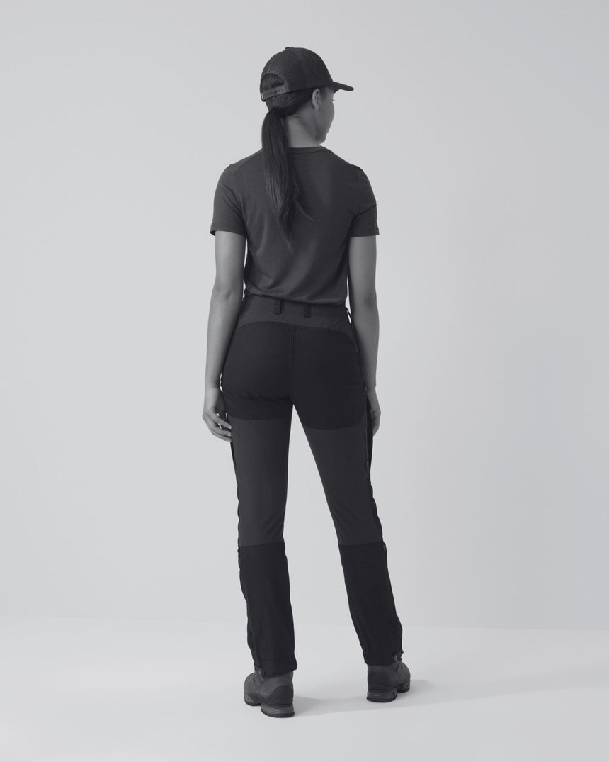 Fjällräven Keb Trousers Regular - Kadın Deep Forest - Laurel Green