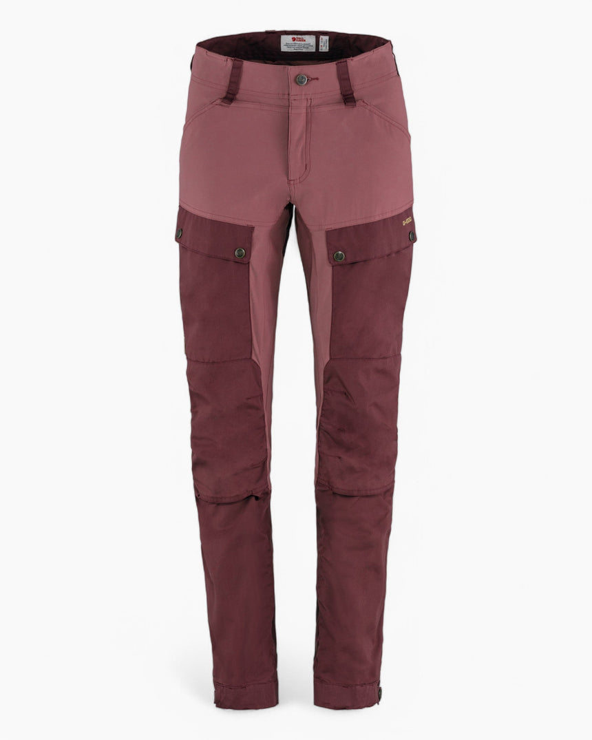 Fjällräven Keb Trousers Regular - Kadın Port - Mesa Purple