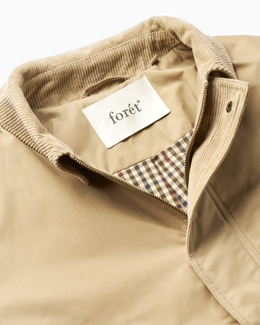 Forét Aspen Padded Oilskin Erkek Ceket