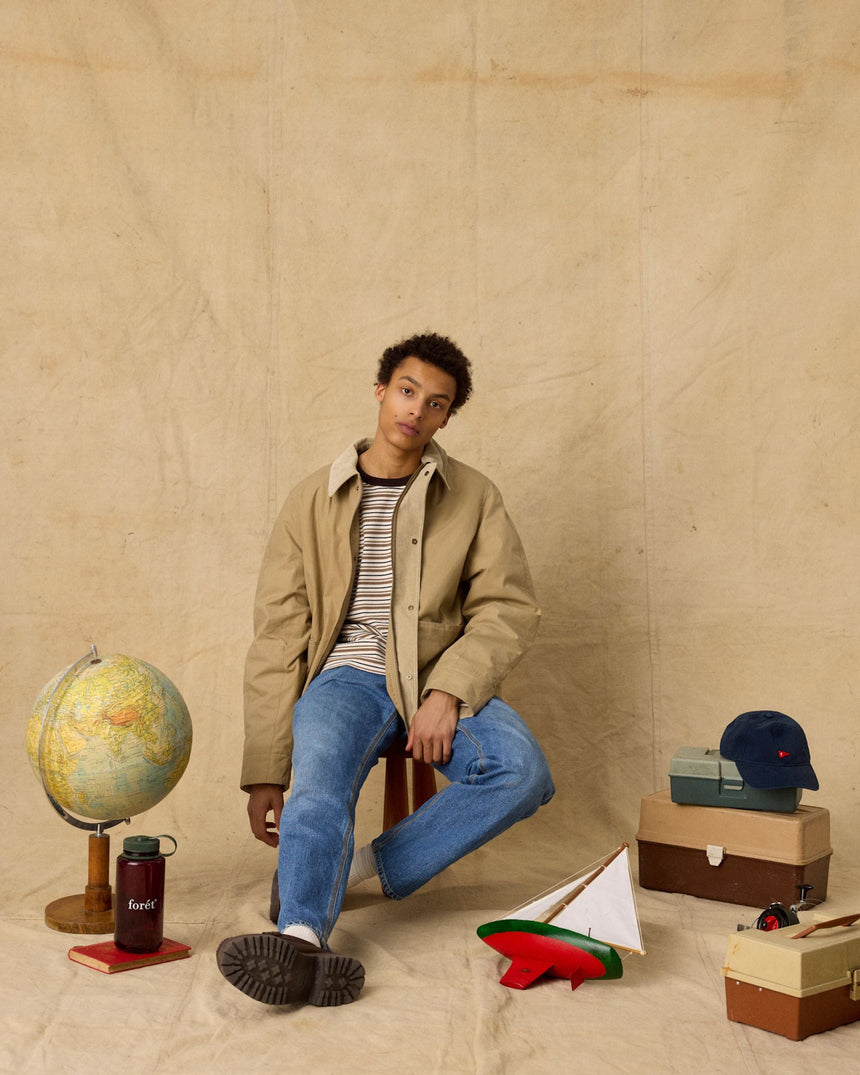 Forét Aspen Padded Oilskin Erkek Ceket