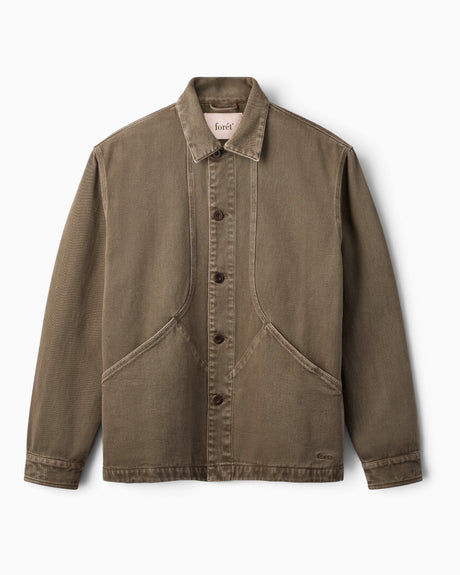 Foret Berry Denim Erkek Gömlek Ceket Brown Denim