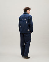 Foret Berry Herringbone Embroidery Erkek Gömlek Ceket