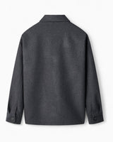 Forét Cave Wool Erkek Ceket Dark Grey Melangé