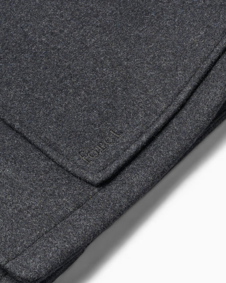 Forét Cave Wool Erkek Ceket Dark Grey Melangé