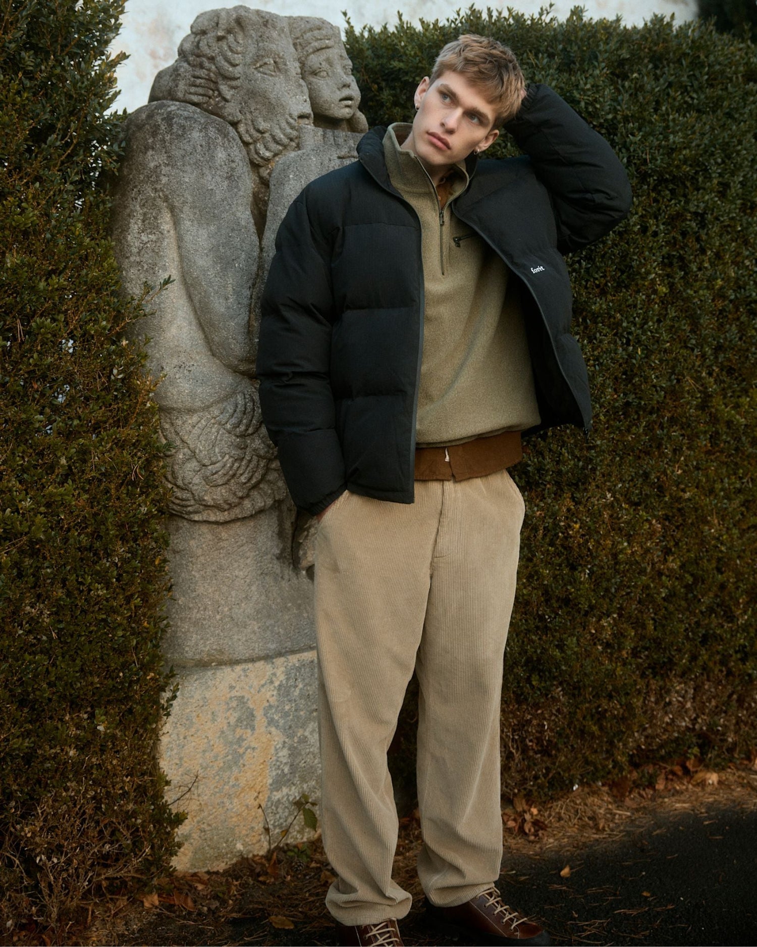 Forét Clay Corduroy Erkek Pantolon Khaki