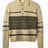 Forét Dawn Stripe Knit Polo Erkek Triko Oatmeal