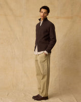 Forét Delta Wool Zip Erkek Kazak