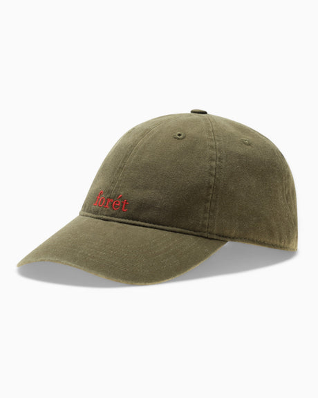 Forét Hawk Washed Cap Army/Red