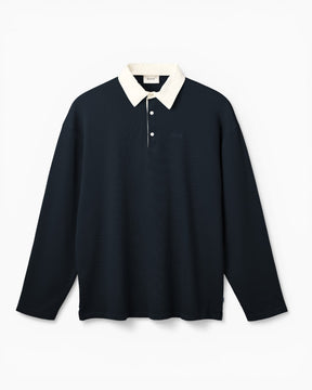 Forét Match Rugby Structured Erkek Sweatshirt Navy