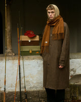 Forét Pine Wool Uzun Erkek Palto Check