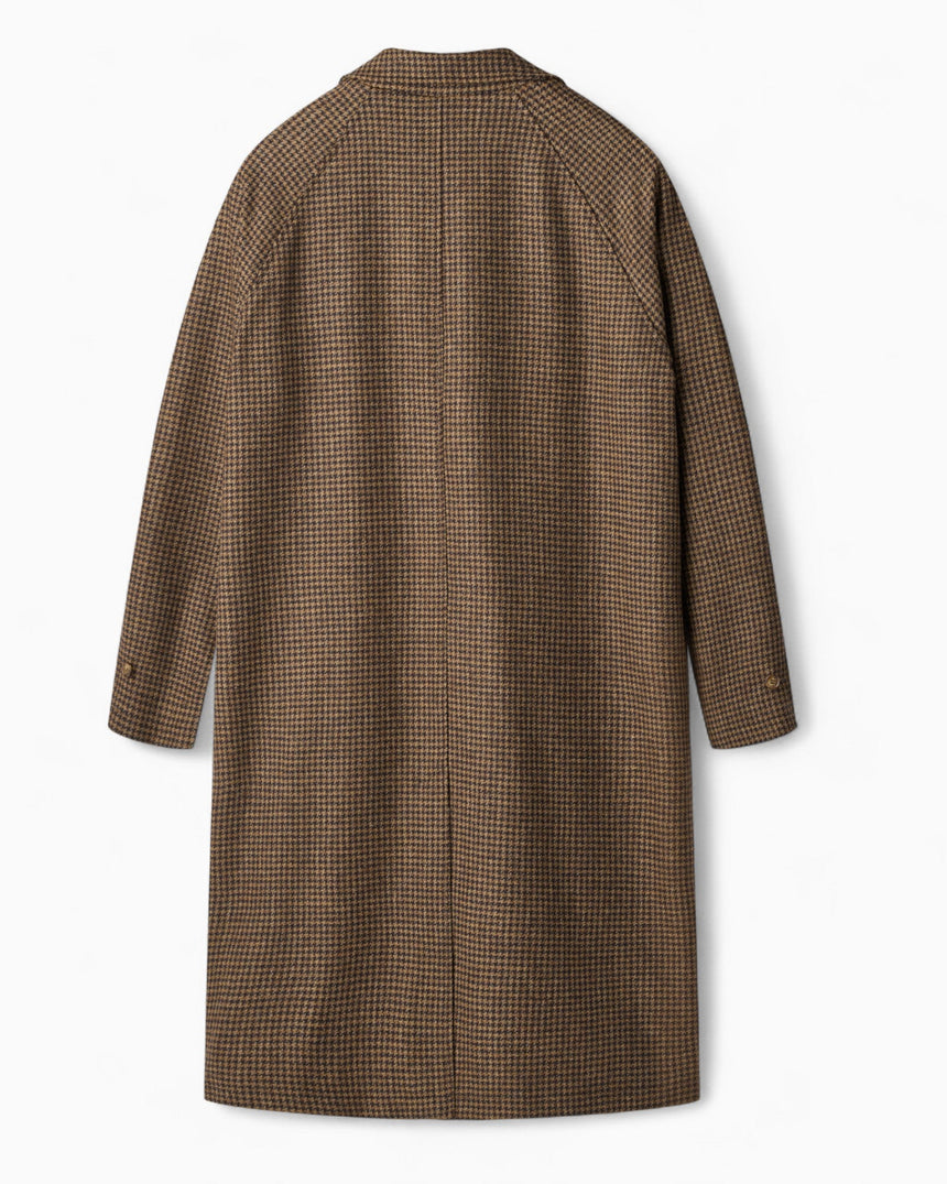 Forét Pine Wool Uzun Erkek Palto Check