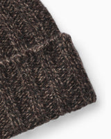 Forét Relax Rib Puzzle Beanie Brown