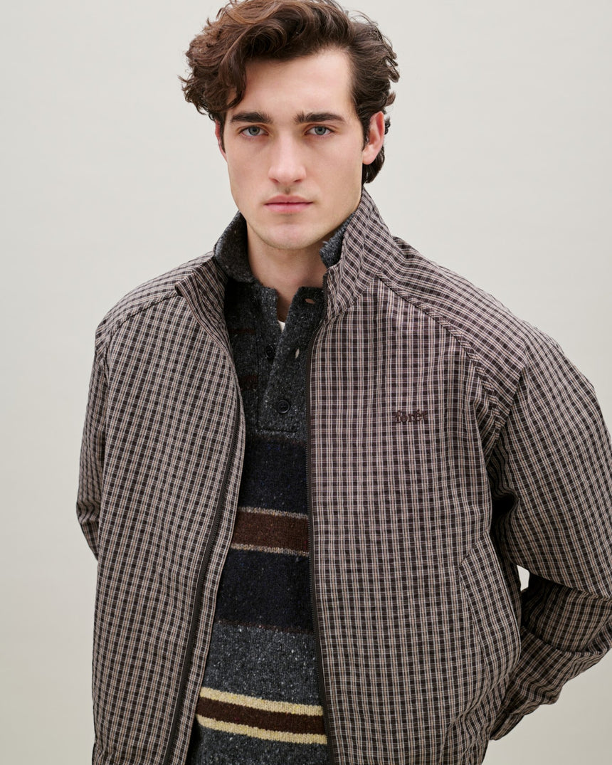 Dawn Stripe Knit Polo Erkek Triko