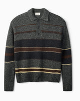 Dawn Stripe Knit Polo Erkek Triko