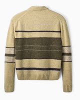 Dawn Stripe Knit Polo Erkek Triko