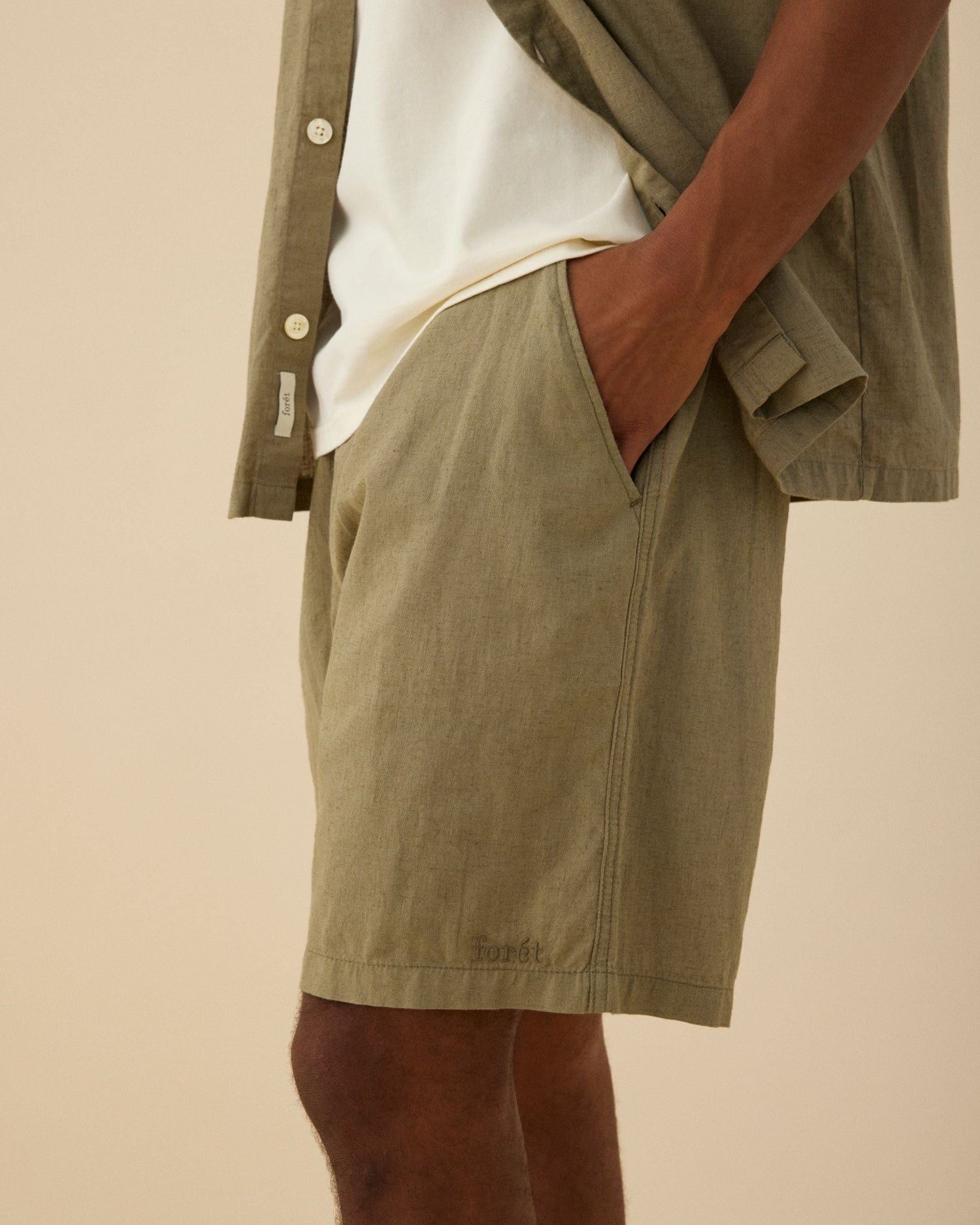 Forét Serene Linen Erkek Şort