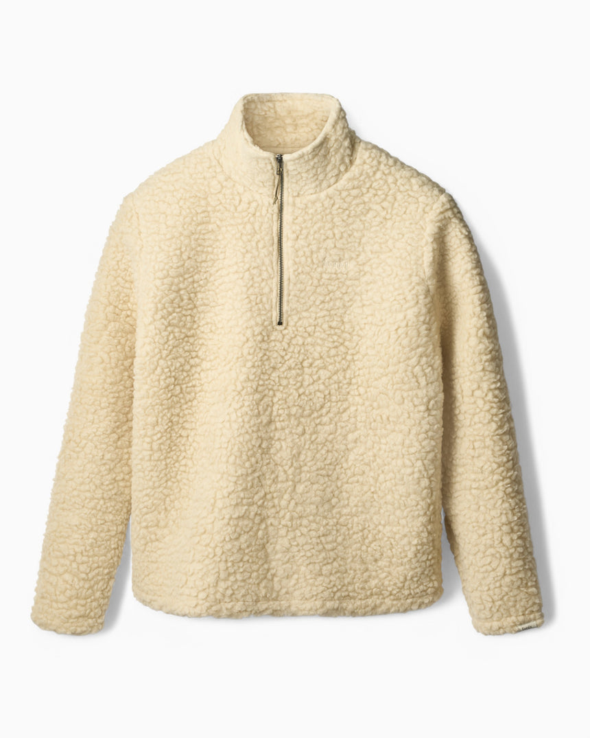 Forét Wave Half Zip Erkek Sweatshirt Cloud