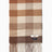 Forét Wool Scarf Brown Check