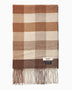Forét Wool Scarf Brown Check