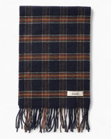 Forét Wool Scarf Navy Check