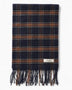 Forét Wool Scarf Navy Check