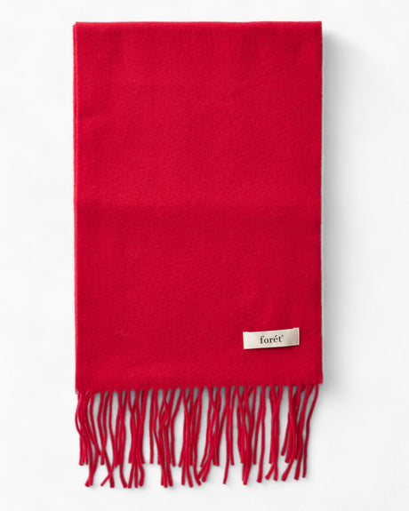 Forét Wool Scarf Red