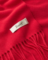 Forét Wool Scarf Red