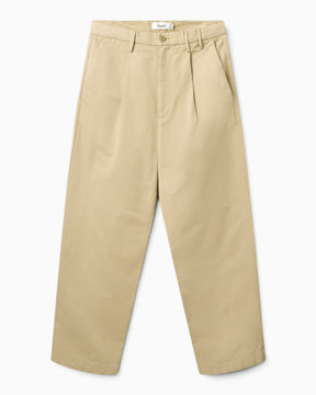 Forét Writer Relaxed Pleated Erkek Pantolon Uniform Khaki