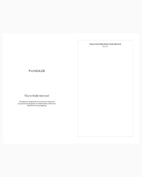 Fundaze Daily Planner