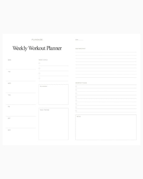 Fundaze Daily Planner Grey