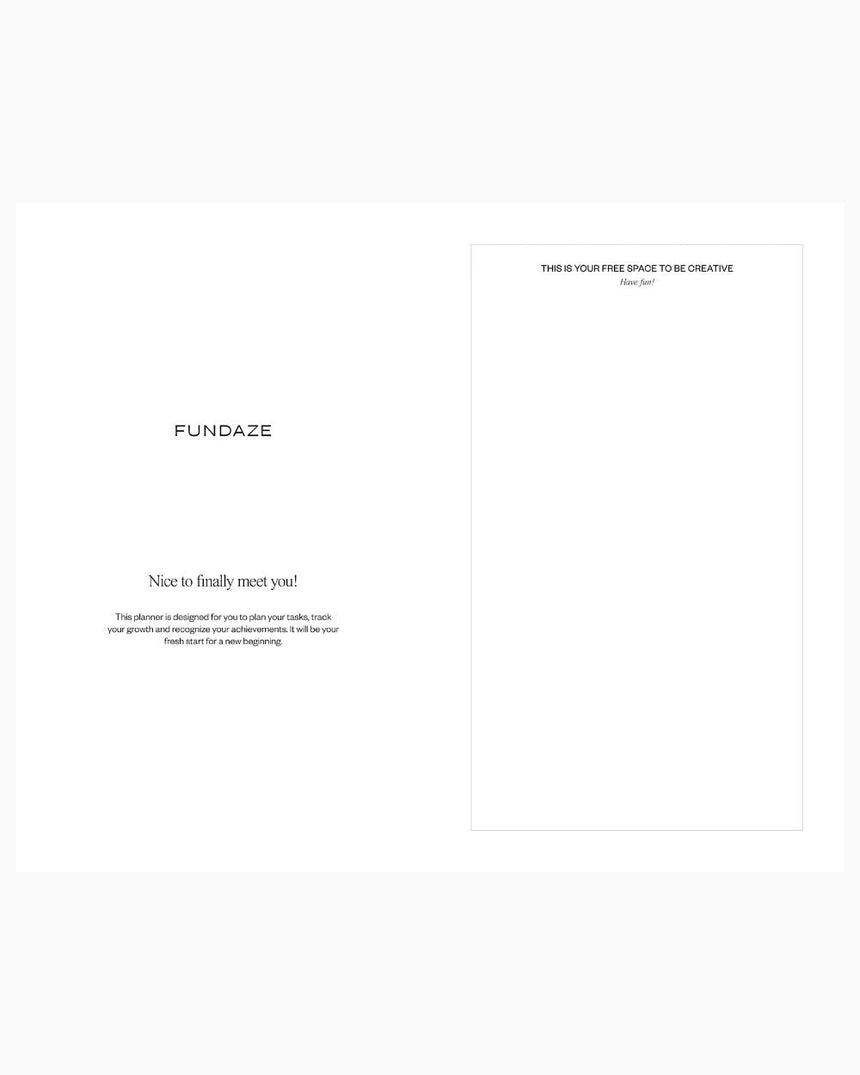 Fundaze Daily Planner Grey