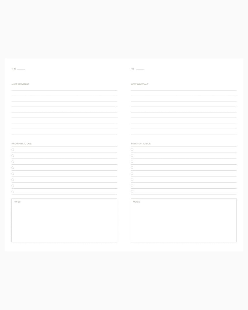 Fundaze Daily Planner Grey