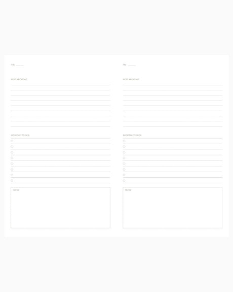 Fundaze Daily Planner