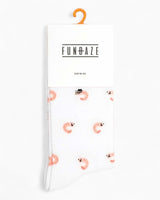Fundaze Shrimp Kadın Çorabı Beyaz