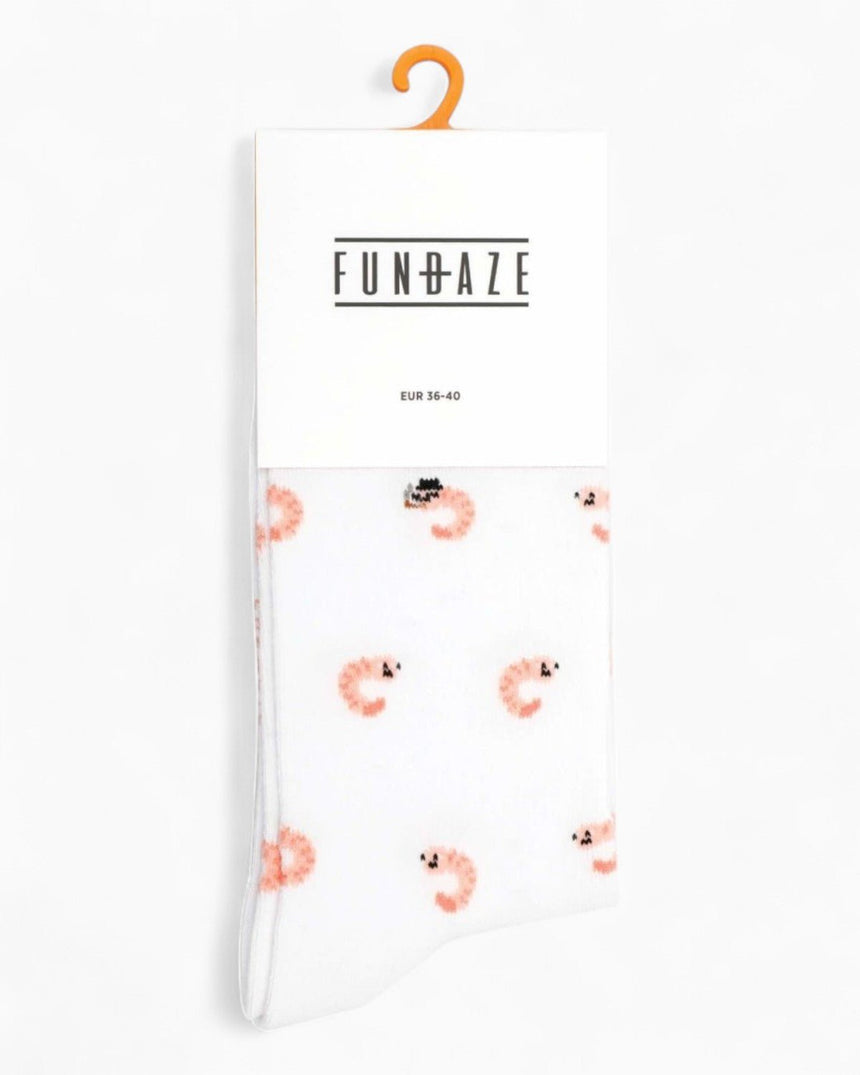 Fundaze Shrimp Kadın Çorabı Beyaz
