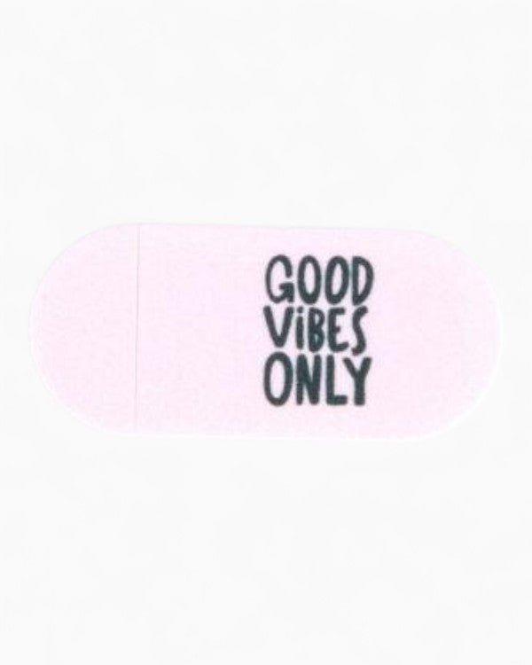 Funsy Good Vibes Only Kamera Kapatıcı Pembe
