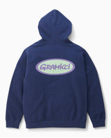 Gramicci Gramicci Oval Hooded Sweatshirt Navy