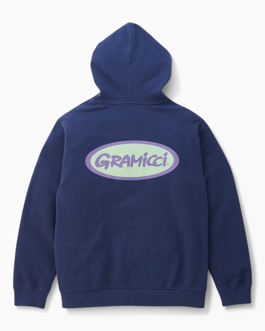 Gramicci Gramicci Oval Hooded Sweatshirt Navy