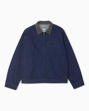 Gramicci Japanese Denim Trucker Erkek Ceket Rinsed Indigo