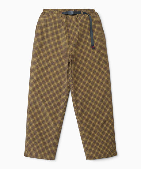 Gramicci Mini Check Nylon Erkek Pantolon Brown Check