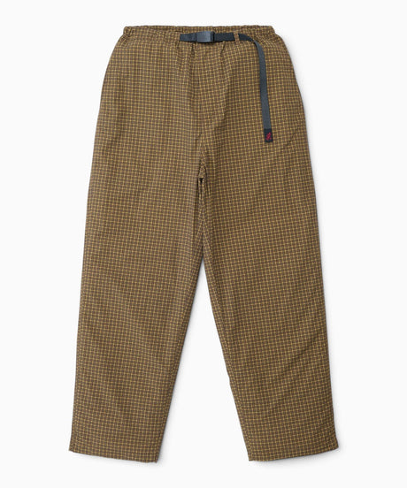 Gramicci Mini Check Nylon Erkek Pantolon Brown Check