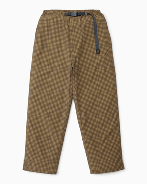 Gramicci Mini Check Nylon Erkek Pantolon Brown Check