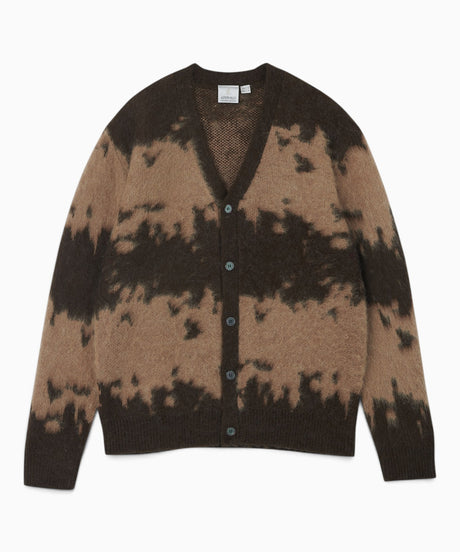 Gramicci Mohair Splatter Erkek Hırka Taupe Splatter