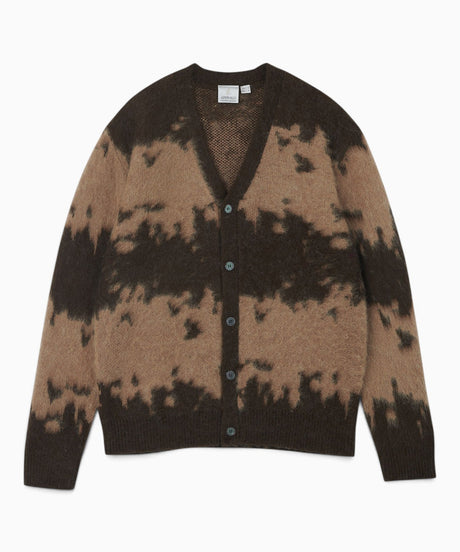 Gramicci Mohair Splatter Erkek Hırka Taupe Splatter