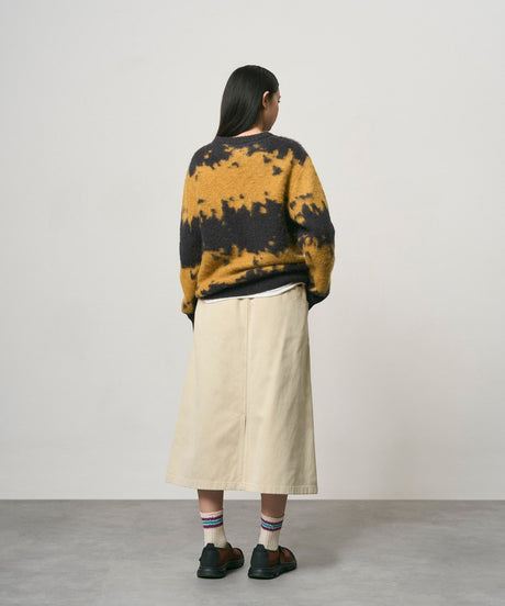 Gramicci Mohair Splatter Erkek Kazak Safron Splatter