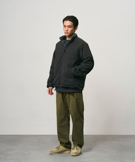 Gramicci Reversible Sherpa Plaid Erkek Ceket Plaid-Black