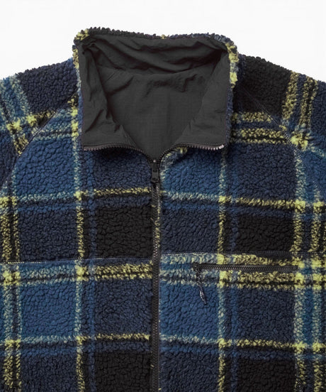 Gramicci Reversible Sherpa Plaid Erkek Ceket Plaid-Black